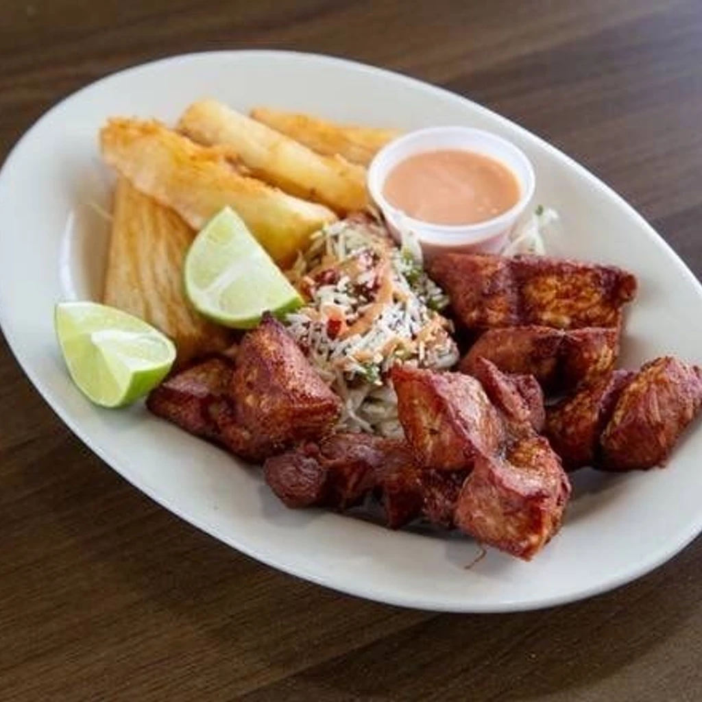 Yucca With Chicharron